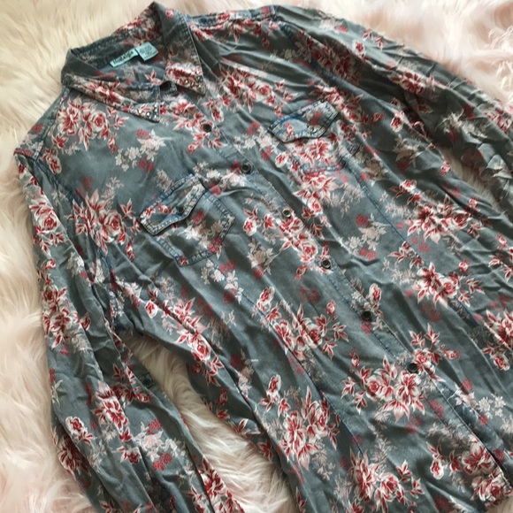 Floral Button Up - Picture 2 of 5